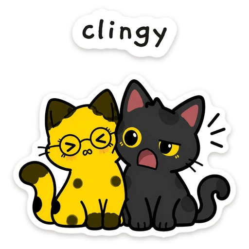 Pip & Dot: clingy